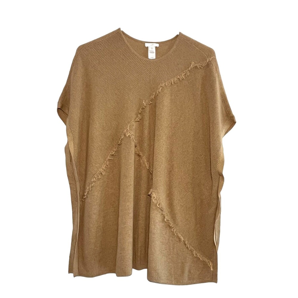 J. Jill Women's Sleeveless Knit Sweater Light‎ Brown Size XS/S Oversized